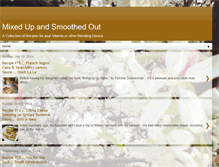 Tablet Screenshot of mixupsmoothoutvitamix.blogspot.com