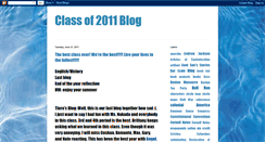 Desktop Screenshot of classof2011blog.blogspot.com