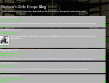 Tablet Screenshot of dreisensgirlshoopsblog.blogspot.com