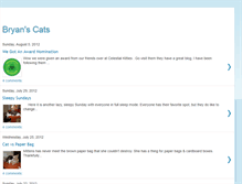 Tablet Screenshot of bryanscats.blogspot.com