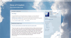 Desktop Screenshot of doveofcreation.blogspot.com