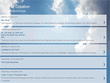Tablet Screenshot of doveofcreation.blogspot.com