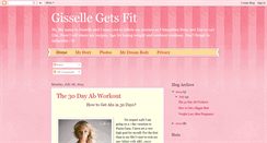 Desktop Screenshot of gissellegetsfit.blogspot.com