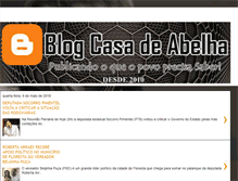 Tablet Screenshot of casadeabelha2010.blogspot.com