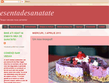 Tablet Screenshot of esentadesanatate.blogspot.com