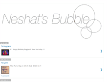 Tablet Screenshot of neshatsbubble.blogspot.com