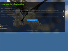 Tablet Screenshot of concienciaybienestar.blogspot.com