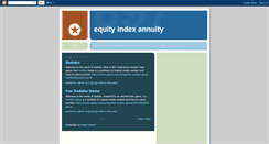 Desktop Screenshot of equityindexedannuities.blogspot.com