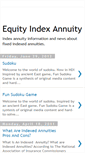 Mobile Screenshot of equityindexedannuities.blogspot.com