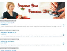 Tablet Screenshot of improveyourpersonallife.blogspot.com