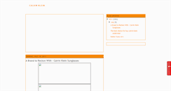 Desktop Screenshot of calvinklein2011.blogspot.com