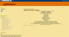 Desktop Screenshot of gotkitchen.blogspot.com