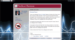 Desktop Screenshot of bluntprofessor.blogspot.com