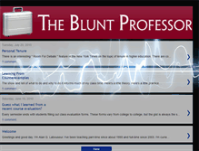 Tablet Screenshot of bluntprofessor.blogspot.com