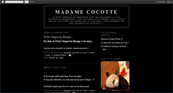 Desktop Screenshot of madame-cocotte.blogspot.com