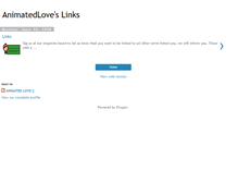 Tablet Screenshot of animatedlove-links.blogspot.com