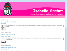 Tablet Screenshot of isabellegachet.blogspot.com