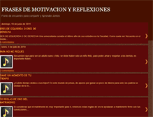 Tablet Screenshot of frasesyreflexiones.blogspot.com