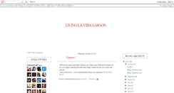 Desktop Screenshot of lavidalarson.blogspot.com