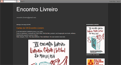 Desktop Screenshot of encontrolivreiro.blogspot.com