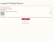 Tablet Screenshot of langkawiweddingplanner.blogspot.com