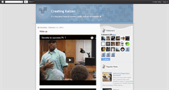 Desktop Screenshot of creatingkaizen.blogspot.com
