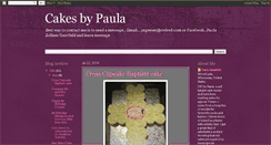 Desktop Screenshot of cakesbypaula.blogspot.com