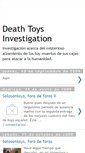 Mobile Screenshot of deathtoysinvestigation.blogspot.com