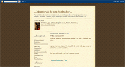 Desktop Screenshot of memoriasdeumsonhador.blogspot.com