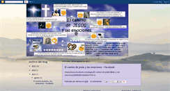 Desktop Screenshot of elcaminodejesusylasemociones.blogspot.com