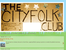 Tablet Screenshot of cityfolkclub.blogspot.com