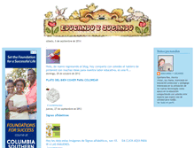 Tablet Screenshot of educandoyjugando.blogspot.com