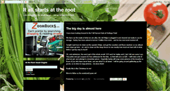 Desktop Screenshot of itallstartsattheroots.blogspot.com