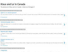 Tablet Screenshot of klausandleincanada.blogspot.com