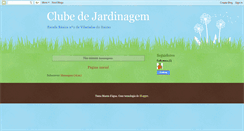 Desktop Screenshot of clubedejardinagem.blogspot.com