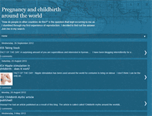 Tablet Screenshot of pregnancyandchildbirtharoundtheworld.blogspot.com