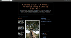 Desktop Screenshot of photographe-mariage-portrait-dijon.blogspot.com