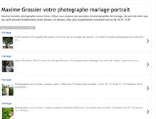 Tablet Screenshot of photographe-mariage-portrait-dijon.blogspot.com