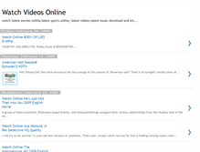 Tablet Screenshot of latestvideosonline.blogspot.com