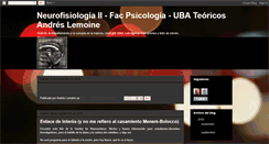 Desktop Screenshot of neurolemoine.blogspot.com