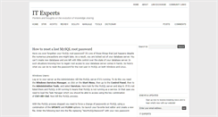 Desktop Screenshot of it-experts.blogspot.com