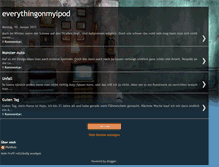 Tablet Screenshot of everythingonmyipod.blogspot.com