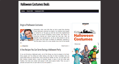 Desktop Screenshot of halloweencostumes-deals.blogspot.com