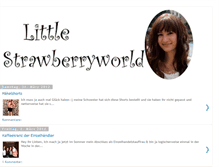 Tablet Screenshot of chrissys-erdbeerwelt.blogspot.com