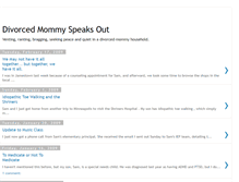 Tablet Screenshot of divorcedmommy.blogspot.com