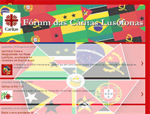 Tablet Screenshot of forumdascaritaslusofonas.blogspot.com