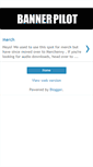 Mobile Screenshot of bannerpilot.blogspot.com