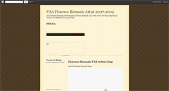 Desktop Screenshot of florencebiennaleusa.blogspot.com