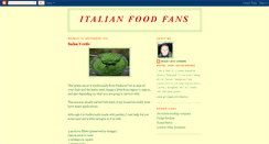 Desktop Screenshot of italian-food-lovers.blogspot.com