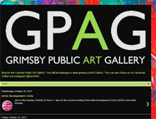 Tablet Screenshot of grimsbypublicartgallery.blogspot.com